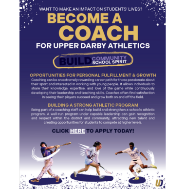 Become an Athletics Coach!